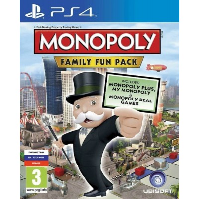 Monopoly Family Fun Pack [PS4, русская версия]